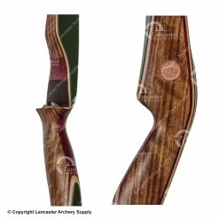 Bear Archery Bear Kodiak Traditional Recurve Bow (Shedua/Purple Heart/Green Glass) -.30-06 Outdoors Shop 1360310 riser