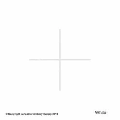 Gunstar Standard Crosshair -.30-06 Outdoors Shop 2010004 white