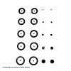Gunstar Chubby Target Rub-On Aiming Reticles 2 Gunstar Chubby Target Rub-On Aiming Reticles -.30-06 Outdoors Shop 2010029 black