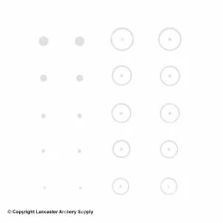 Gunstar Precision Target Rub-On Aiming Reticles -.30-06 Outdoors Shop 2010030 white