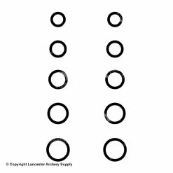 Gunstar Pro Series Rub-On Dots (Mini Circles) -.30-06 Outdoors Shop 2010033 black