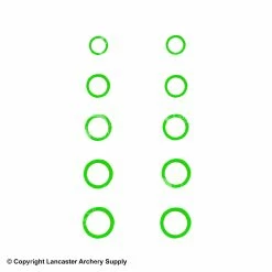 Gunstar Pro Series Rub-On Dots (Mini Circles) -.30-06 Outdoors Shop 2010033 green