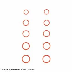 Gunstar Pro Series Rub-On Dots (Mini Circles) -.30-06 Outdoors Shop 2010033 red