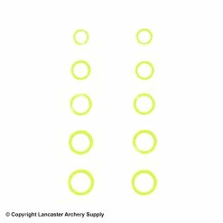 Gunstar Pro Series Rub-On Dots (Mini Circles) -.30-06 Outdoors Shop 2010033 yellow