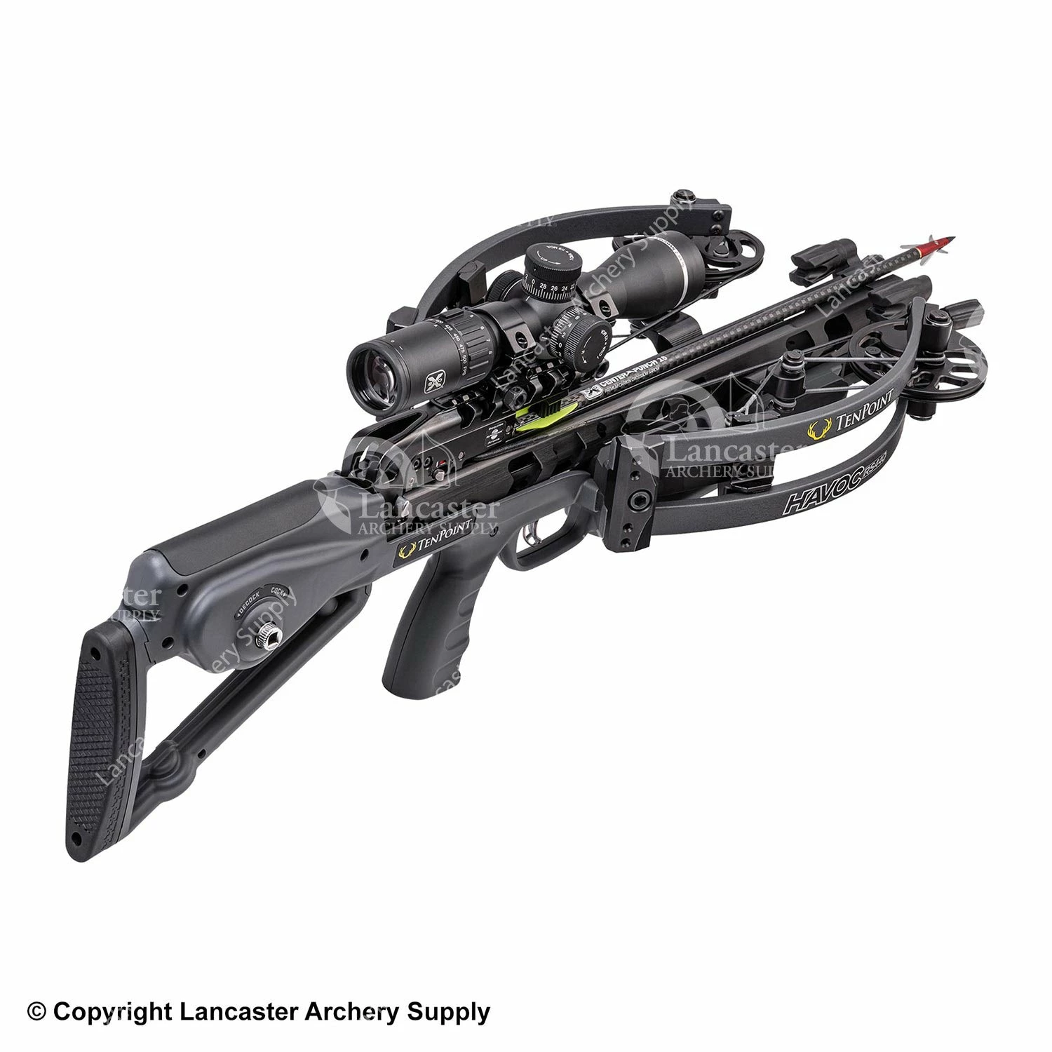 TenPoint Havoc RS440 Elite Crossbow Package W/ ACUslide (Graphite Grey) 3 TenPoint Havoc RS440 Elite Crossbow Package W/ ACUslide (Graphite Grey)