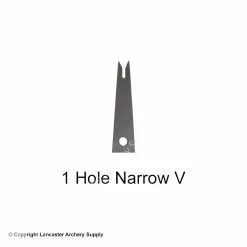 Lancaster Archery Supply LAS Black Spring Steel Launcher Blade -.30-06 Outdoors Shop 2870103 1holenarrowv