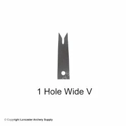 Lancaster Archery Supply LAS Black Spring Steel Launcher Blade -.30-06 Outdoors Shop 2870103 1holewidev