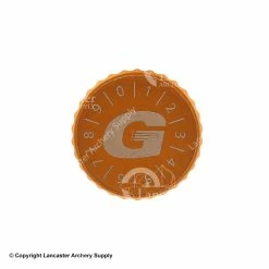 Black Gold Competition 1A Colored Sight Knob Kit -.30-06 Outdoors Shop 3200049 orange