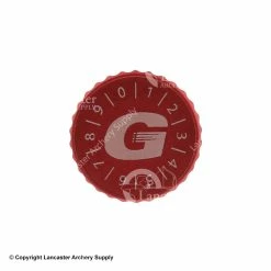 Black Gold Competition 1A Colored Sight Knob Kit -.30-06 Outdoors Shop 3200049 red