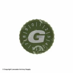 Black Gold Competition 2A Colored Sight Knob Kit -.30-06 Outdoors Shop 3200050 green