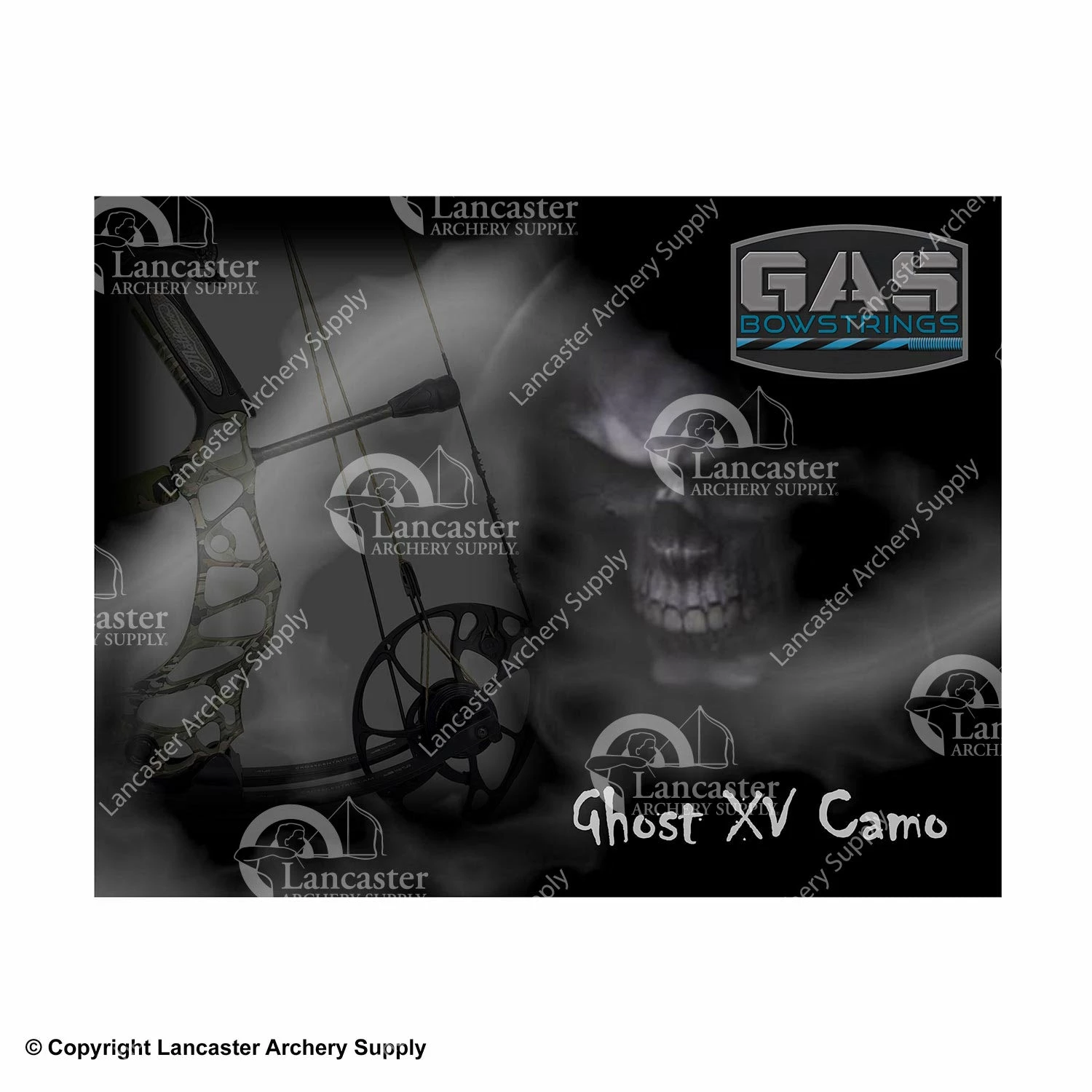 GAS Bowstrings Ghost XV Camo Complete String And Cable Set (2 Or 3 Piece) 3 GAS Bowstrings Ghost XV Camo Complete String And Cable Set (2 Or 3 Piece)