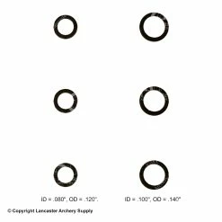 Precision Archery Reticles 3D Ring Lens Decals -.30-06 Outdoors Shop 9590016 black