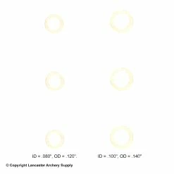 Precision Archery Reticles 3D Ring Lens Decals -.30-06 Outdoors Shop 9590016 white