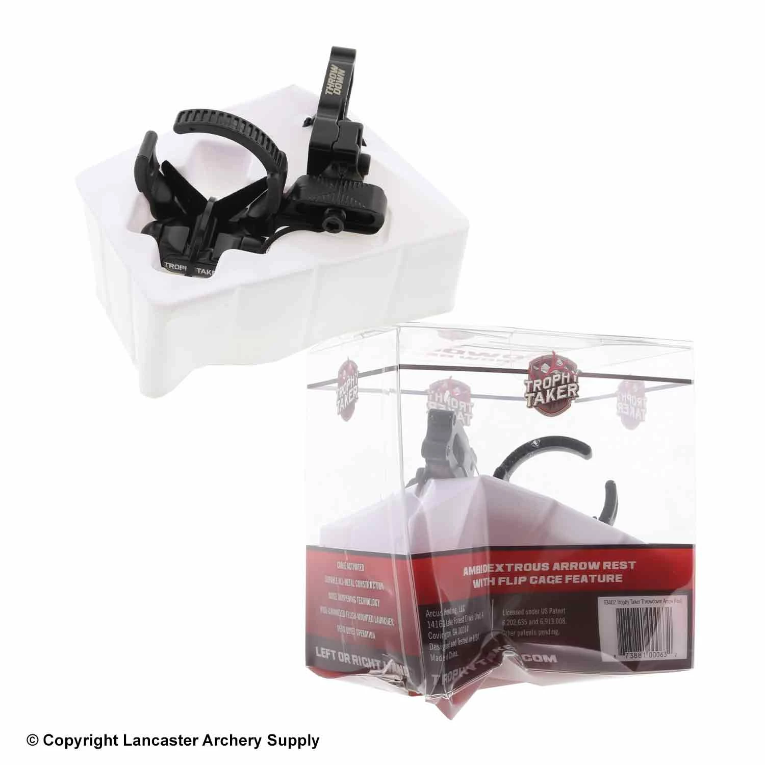 Lancaster Archery Supply Trophy Taker Throwdown Drop Away Arrow Rest RH/LH (open Box X1030237) 4 Lancaster Archery Supply Trophy Taker Throwdown Drop Away Arrow Rest RH/LH (open Box X1030237) - Image 2