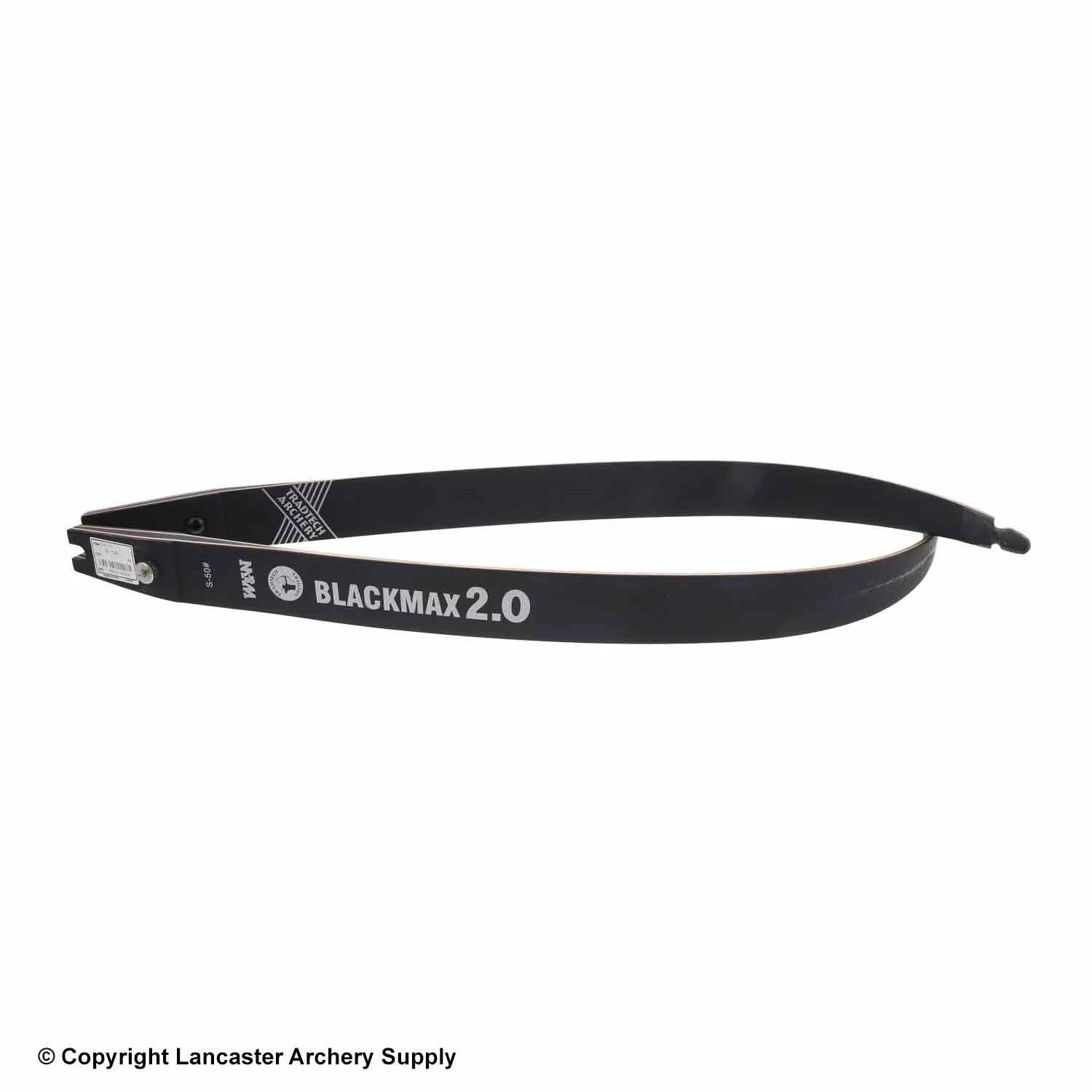 TradTech Archery TradTech Black Max 2.0 Glass/Wood Recurve Limbs (Open Box X1030444) 3 TradTech Archery TradTech Black Max 2.0 Glass/Wood Recurve Limbs (Open Box X1030444)