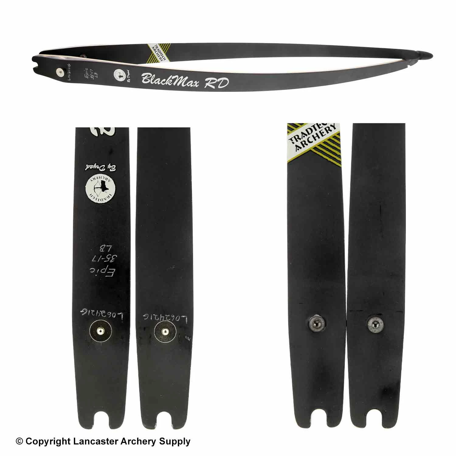 TradTech Archery TradTech RD Carbon/Wood Longbow Limbs (Open Box X1030476) 4 TradTech Archery TradTech RD Carbon/Wood Longbow Limbs (Open Box X1030476) - Image 2