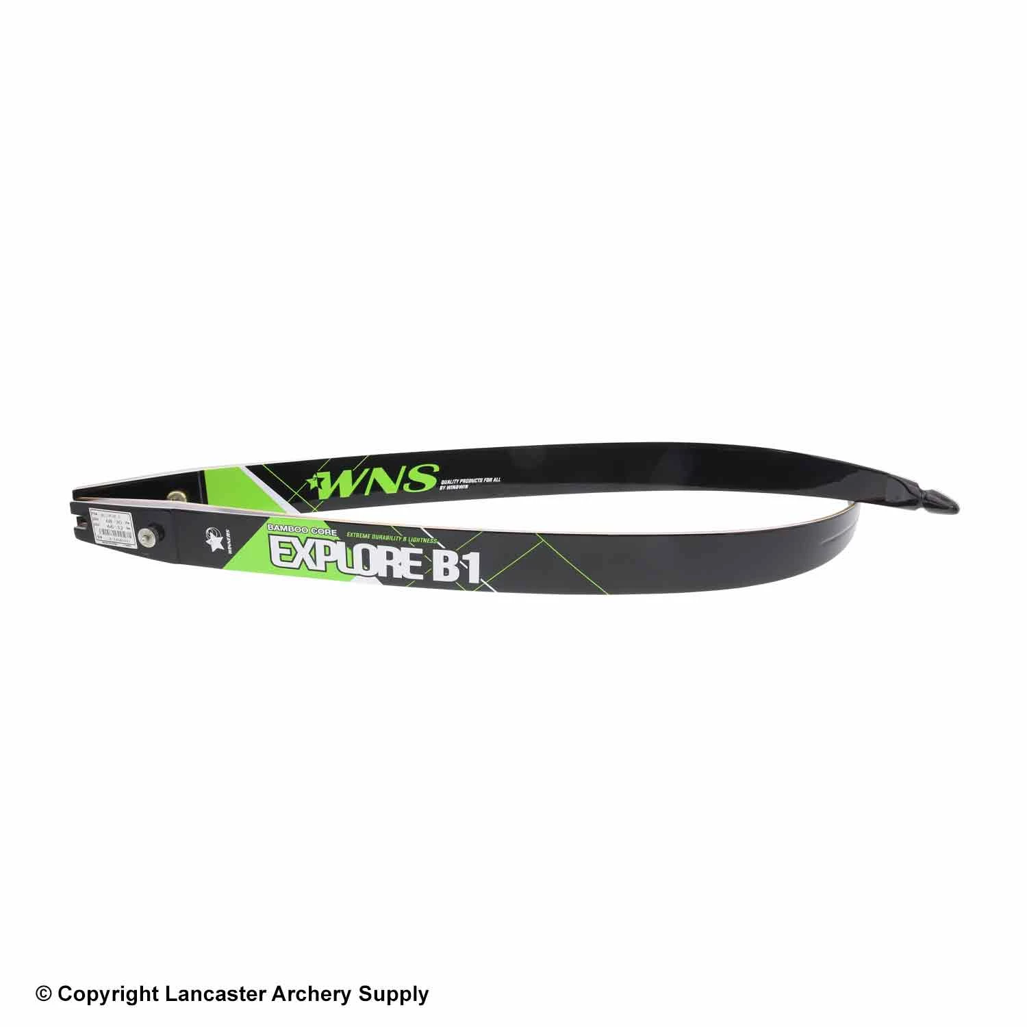 WNS Archery WNS Explore B1 Glass/Bamboo Recurve Limbs (Open Box X1031026) 3 WNS Archery WNS Explore B1 Glass/Bamboo Recurve Limbs (Open Box X1031026)