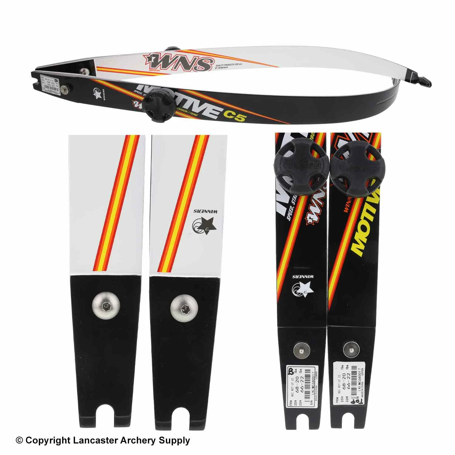 WNS Archery WNS Motive C5 Carbon Foam Recurve Limbs (Open Box X1031412) 4 WNS Archery WNS Motive C5 Carbon Foam Recurve Limbs (Open Box X1031412) - Image 2