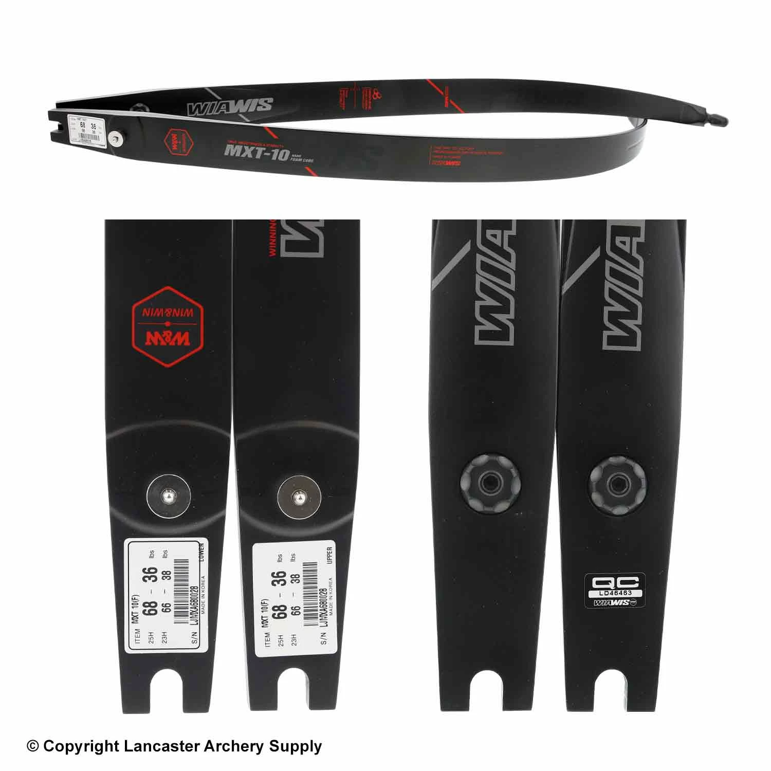 Win & Win MXT-10 ILF Recurve LImbs (Open Box X1031755) 4 Win & Win MXT-10 ILF Recurve LImbs (Open Box X1031755) - Image 2