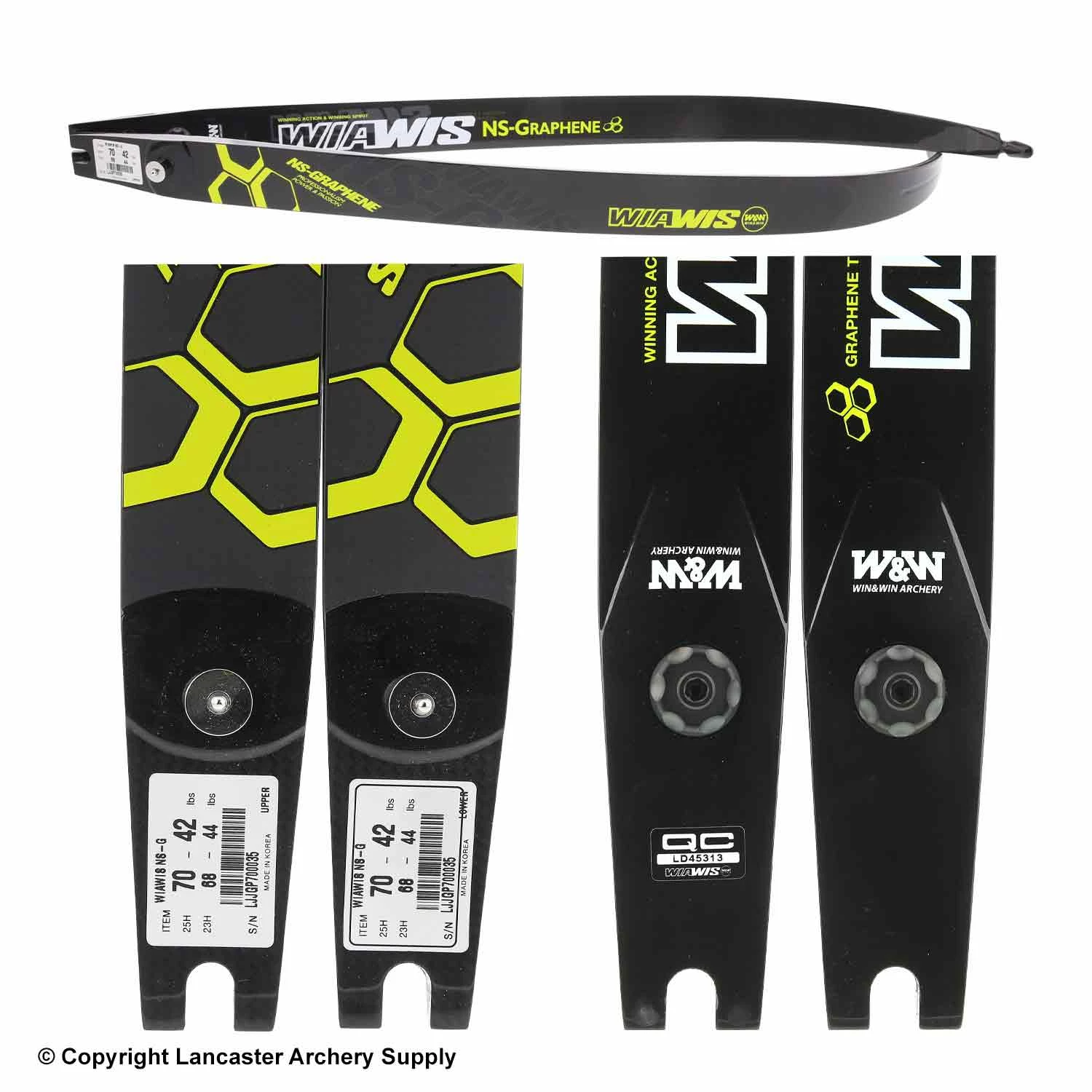 Win & Win Win&Win WIAWIS NS-G Recurve Limbs (Open Box X1032003) 4 Win & Win Win&Win WIAWIS NS-G Recurve Limbs (Open Box X1032003) - Image 2