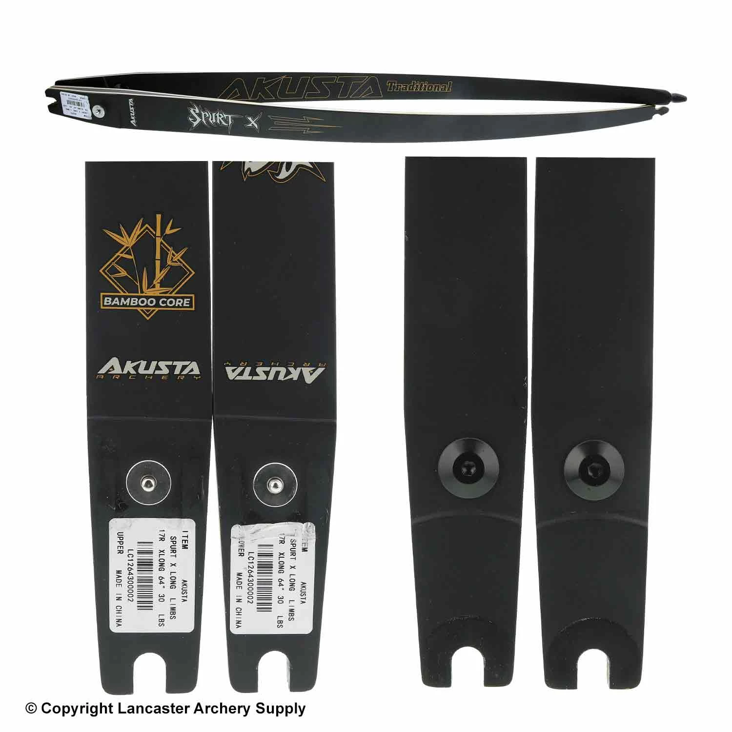 Akusta Archery Akusta Spurt X ILF Longbow Bamboo/Glass Limbs (Open Box X1032079) 4 Akusta Archery Akusta Spurt X ILF Longbow Bamboo/Glass Limbs (Open Box X1032079) - Image 2