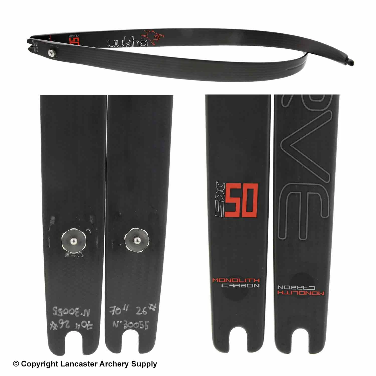 Uukha SX50 ILF Recurve Limbs (Open Box X1032083) 4 Uukha SX50 ILF Recurve Limbs (Open Box X1032083) - Image 2