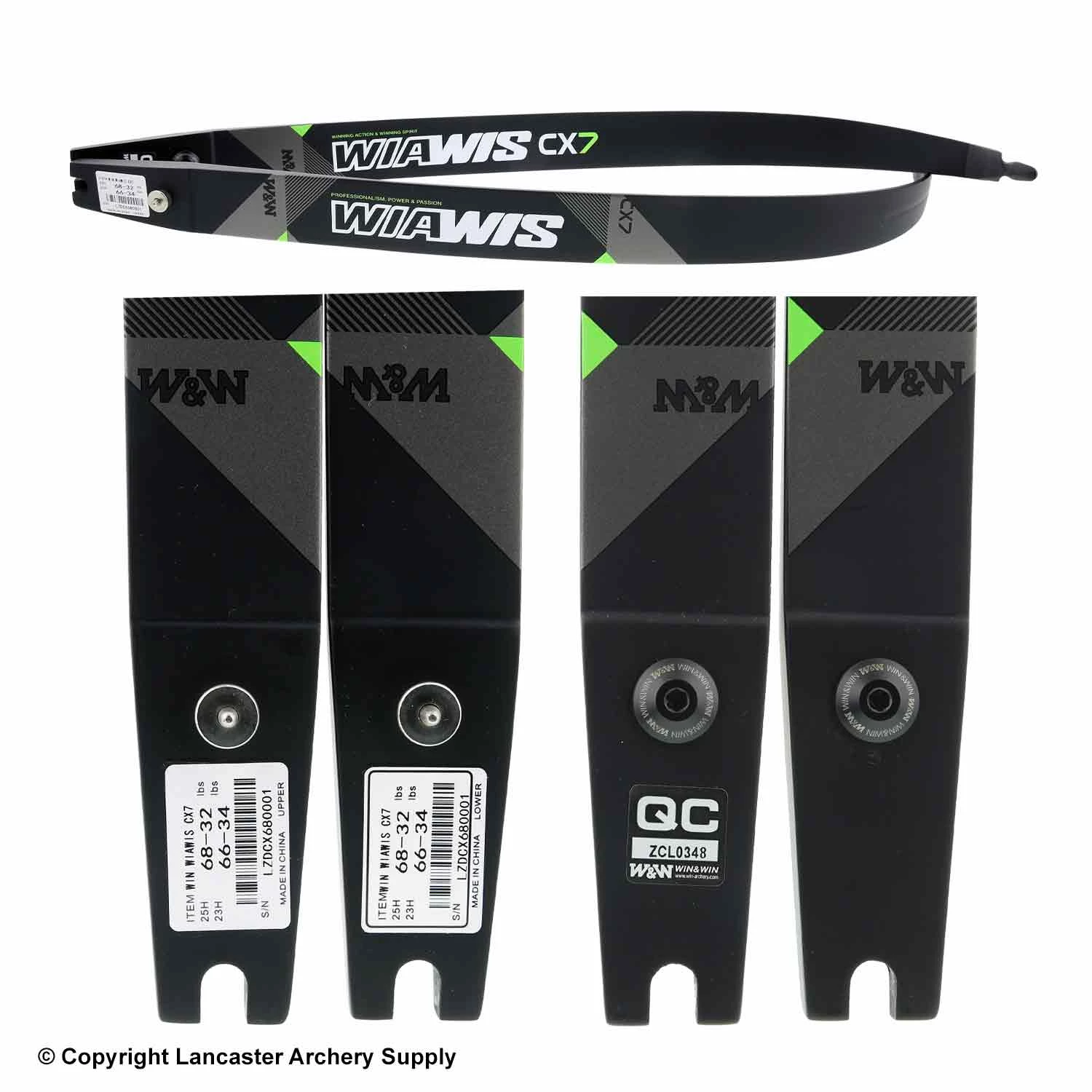 Win & Win Win&Win WIAWIS CX7 Recurve Limb (Open Box X1032096) 4 Win & Win Win&Win WIAWIS CX7 Recurve Limb (Open Box X1032096) - Image 2