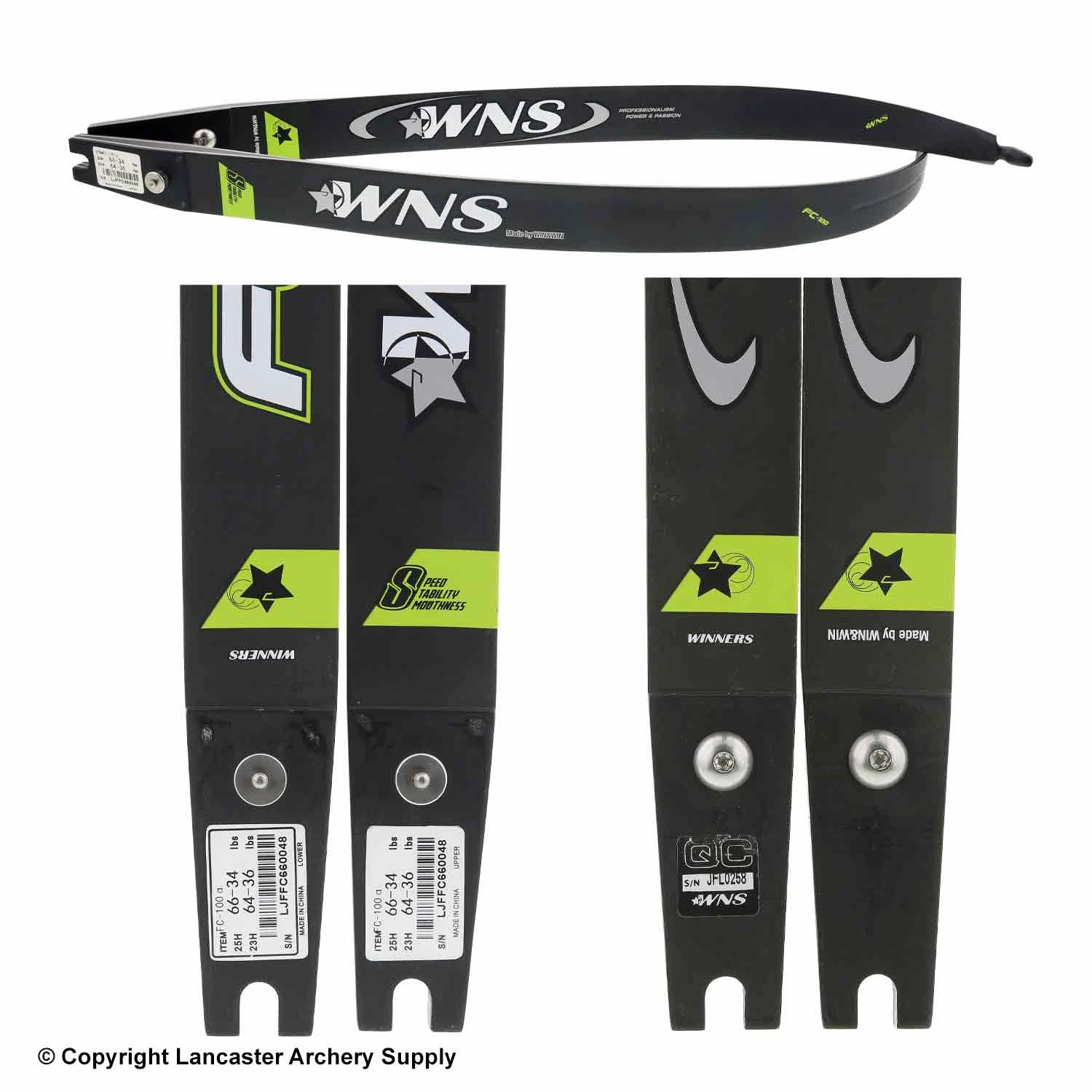 WNS Archery WNS FC-100 Recurve Lmbs (Open Box X1032566) 4 WNS Archery WNS FC-100 Recurve Lmbs (Open Box X1032566) - Image 2