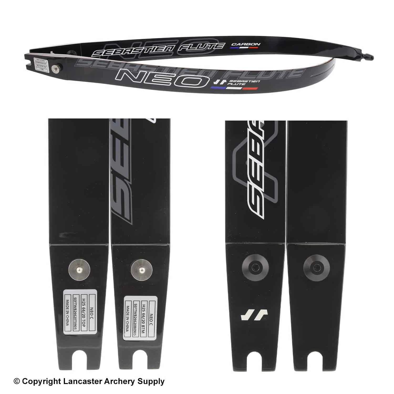 Sebastien Flute NEO Carbon Wood ILF Recurve Limbs (Open Box X1032995) 4 Sebastien Flute NEO Carbon Wood ILF Recurve Limbs (Open Box X1032995) - Image 2