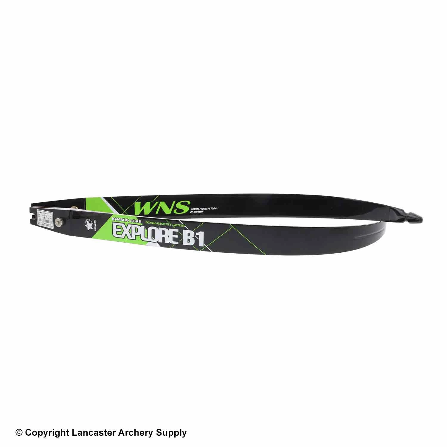 WNS Archery WNS Explore B1 Glass/Bamboo Recurve Limbs (Open Box X1033847) 3 WNS Archery WNS Explore B1 Glass/Bamboo Recurve Limbs (Open Box X1033847)